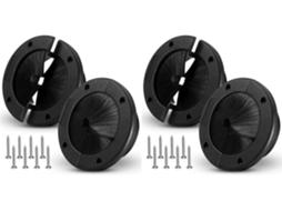 Kit Com 4 Ilhós Redondos De 6 Polegadas Para Gerenciamento Fluxo Ar