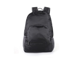 Mochila Dobrável Impermeável Para Caminhadas, Para Viagens, Preta, Para Transporte E Organização Prática Dos Artigos Indicados
