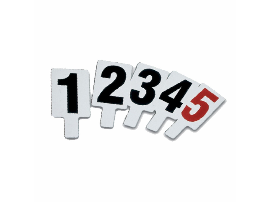 Conjunto de 5 placas de falha TU