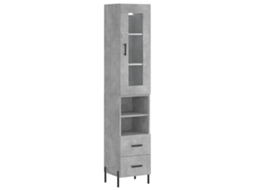 Highboard, Highboards Vidaxl Cinzeto Madeira Processada (n/a)