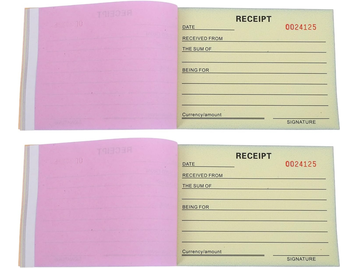 Ukcoco Carnet De Commande Client 2pcs Em Papel Com Registro De Recursos Para Pequenas Empresas