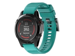 Lurelia Pulseira De Silicone Removível, Compatível Com Relógio Fenix 5x 26mm Azul Verde