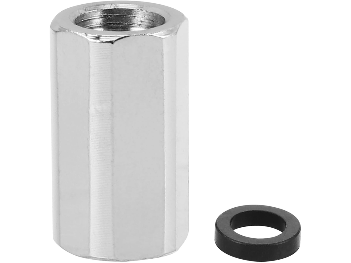 Adaptador de válvula de inflação rápida M8 em metal, roda Ponta reforçada com rosca.