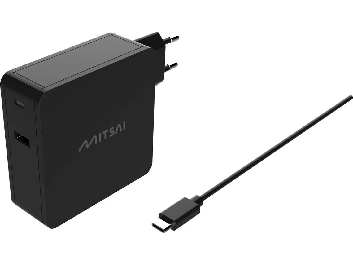 Carregador Portátil MITSAI (Usb-C+A - 90W - 20V)