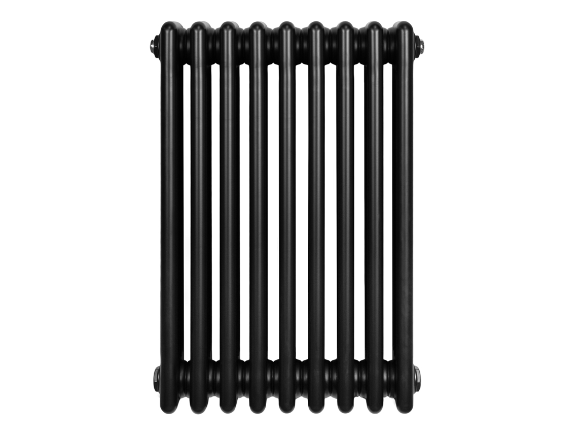 Radiador Horizontal 4 Colunas 600x425 Mm - Preto, Aço Carbono 1.5 Mm, 523 W, Alta Eficiência, Fácil Instalação, Durável