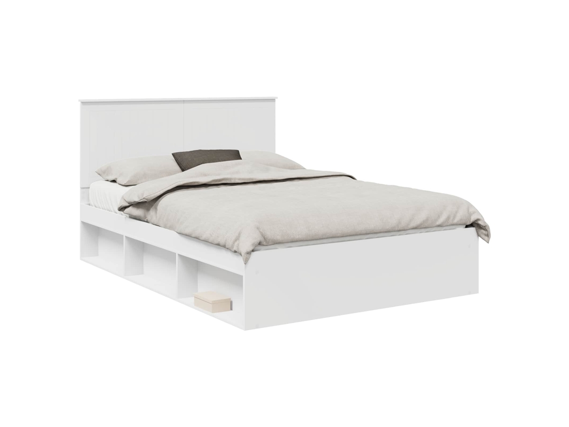 Estrutura da Cama com Cabeceira Branco 140 X 200 Cm MAISON EXCLUSIVE