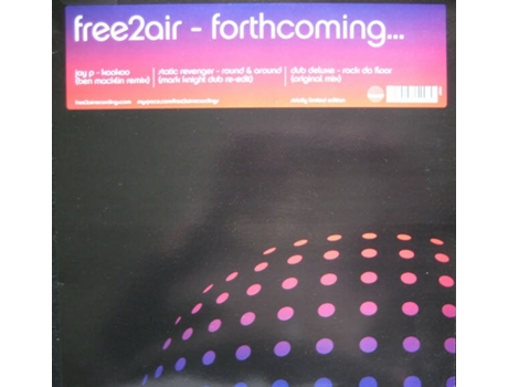 Vinil Free2air - Forthcoming Free2air Recordings