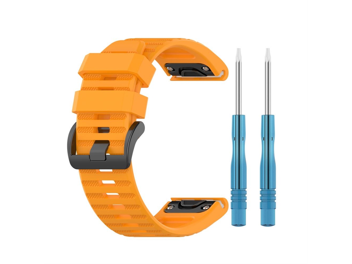 Substituição de pulseira compatível com acessórios de pulseira de silicone Garmin Fenix 7x EOOCOO