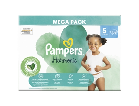 Fralda 70 Tamanho 5 11-16 kg PAMPERS