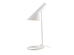 Lâmpada De Mesa De Design Em Alumínio Branco Com Interruptor E Abajur Orientável, Ideal Para Escritório, Mesa De Cabeceira Ou Trabalho, E27. Alpinaluz