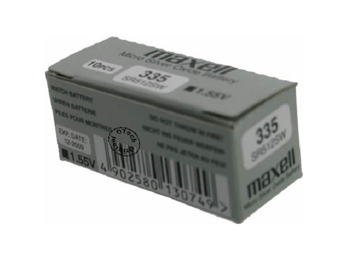 Conjunto de 10 Pilhas OTECH Maxell para Maxell SR512W