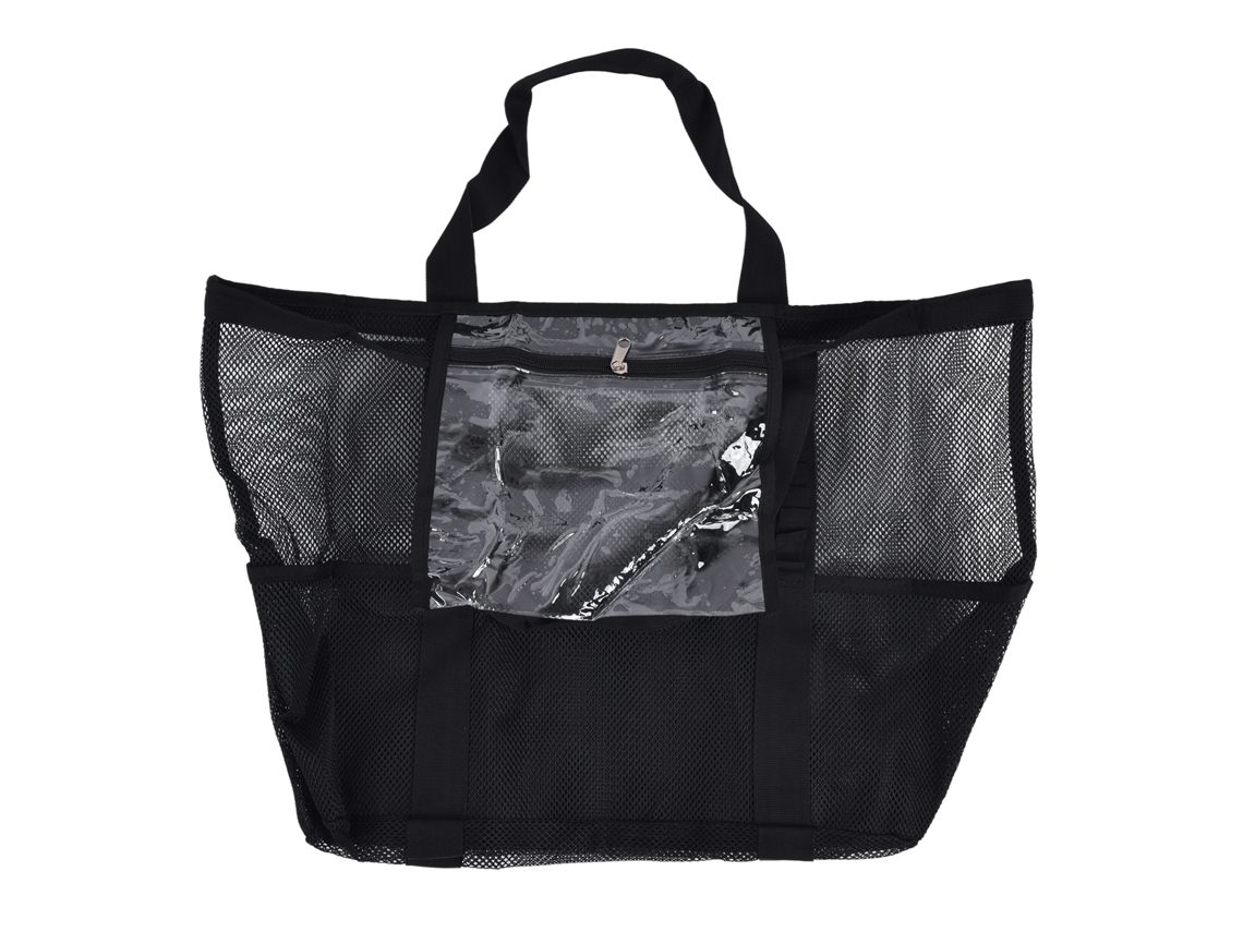 Bolsa de Praia Oversized em Malha e Oxford 600d S/MARCA