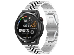 Pulseira De Aço Inoxidável Meia-lua Para Huawei Watch Gt Runner Five Bull + Ferramenta De Remoção De Pulseira