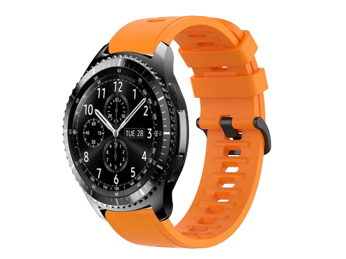 Pulseira De Silicone Macio De Cor Sólida De 22 Mm Para Samsung Gear S3 Classic