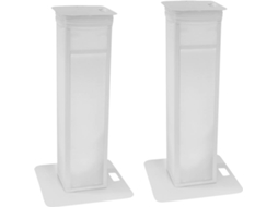 Suporte de Palco EUROLITE 2X Stage Stand Variable Incl. Cover And Bag, Branco