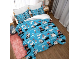 Capa de Edredom Infantil em Microfibra Fronha 200x200 Cm (LxA)