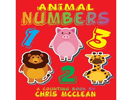 Livro Animal Numbers de Chris Mcclean (Inglês)