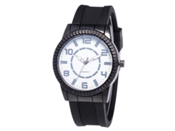 Relógio de quartzo casual unissex Zhoulianfa com pulseira de silicone Zlf0456-d