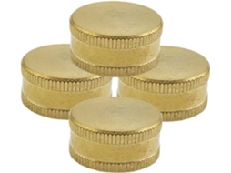 Conjunto De 4 Tampas Latão Para Mangueira Jardim, Compatíveis Com