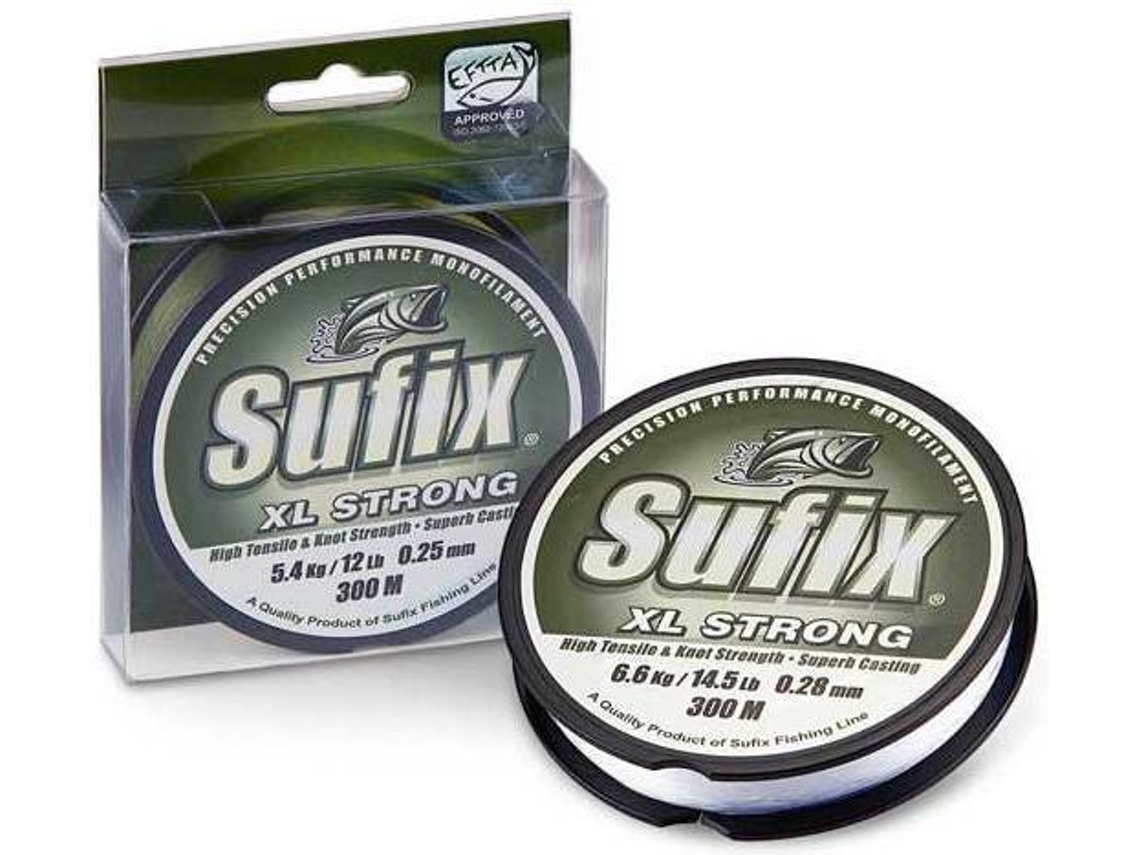 Linha de Pesca de monofilamento SUFIX Xl Strong Platinum 10x (0.400 mm - 0,20 mm)
