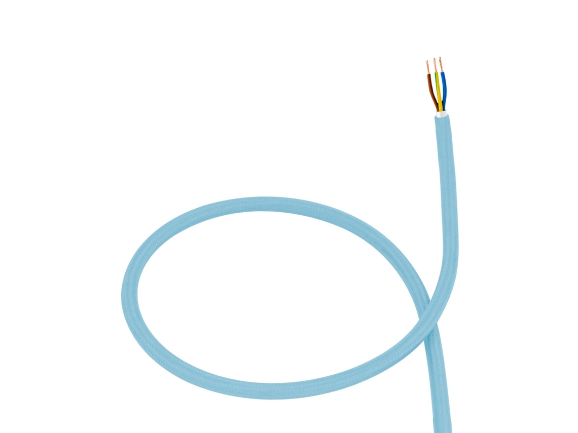Cabo Têxtil Eléctrico Azul