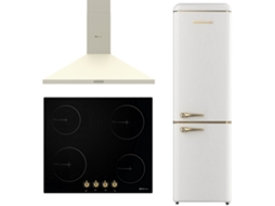 Pack Solthermic Combo Vitro Plate Pvtc60 4 Queimadores Rustica Hood 60 Creme Solthermic Frigo Combi Retro 1.88 Fcr188c Creme