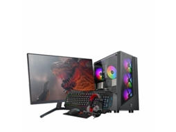 Kit Gaming Samurai I124f Rtx56 (intel I5 12400f - Rtx 5060 - Ddr4 32gb - 1tb Ssd - Wifi - Monitor 24" Fhd 165hz - Accesorios - Windows 11 Pro)