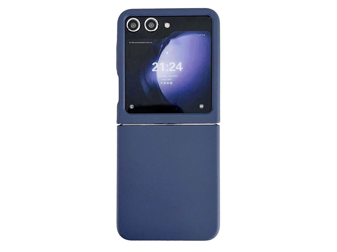 Capa De Celular Em Policarbonato Com Janela Grande E Toque Suave Para Samsung Galaxy Z Flip7 5g.