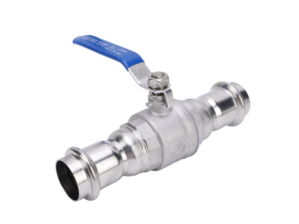 Válvula De Esfera De Aço Inox Laxiscreed Dn32 1 1/4" Para Uso Industrial