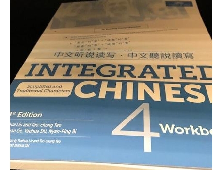Livro Integrated Chinese Level 4 Workbook de Yuehua Liu And Tao-Chung Yao (Inglês)