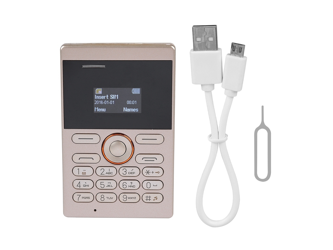 Telefone Mini Cartão Ultrafino LAXISCREED