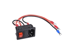 Chave De Alimentação Com Fuso 220v/110v 15a Para Impressora 3d Diy - Tomada Macho