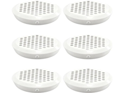 Ventilador De Parede - 6 Unidades Branco Para Armários E Cozinha