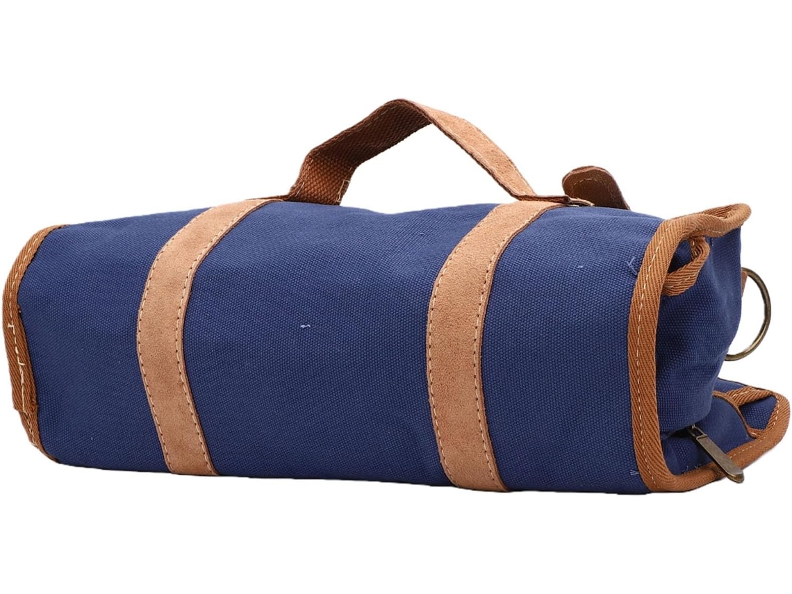 Bolsa multifuncional Jiawu em lona resistente para utensílios de cozinha, com altura para ombro, ideal para profissionais e