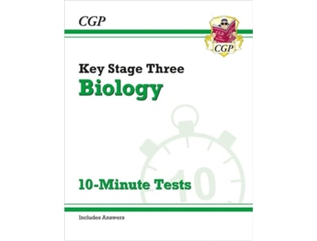Livro KS3 Biology 10-Minute Tests de CGP Books (Inglês)