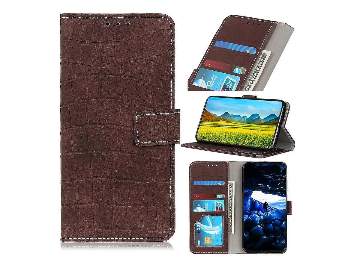 Capa De Celular Flip Em Couro Com Textura De Crocodilo Para Xiaomi Poco X5 Pro 5g / Redmi Note 12 Pro 5g.