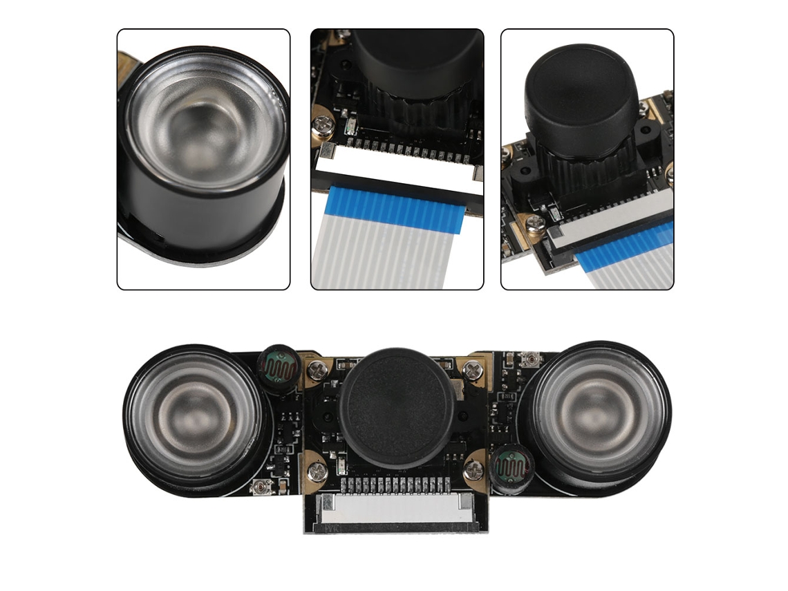 Módulo Câmera 5mp 2592×1944 Para Raspberry Pi