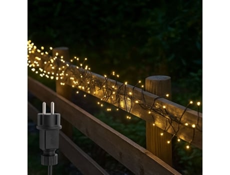 Luzes De Corda Well Home Com 180 Leds Brancos Quentes Cabo De 3 M Leds E Iluminacion Navideña