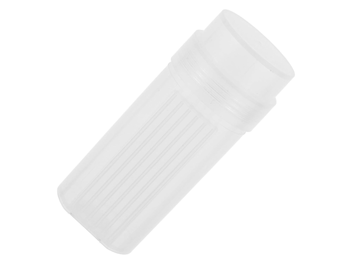 Caixa Circular De Plástico Branco Para Lâminas De Patologia, Para Laboratório.