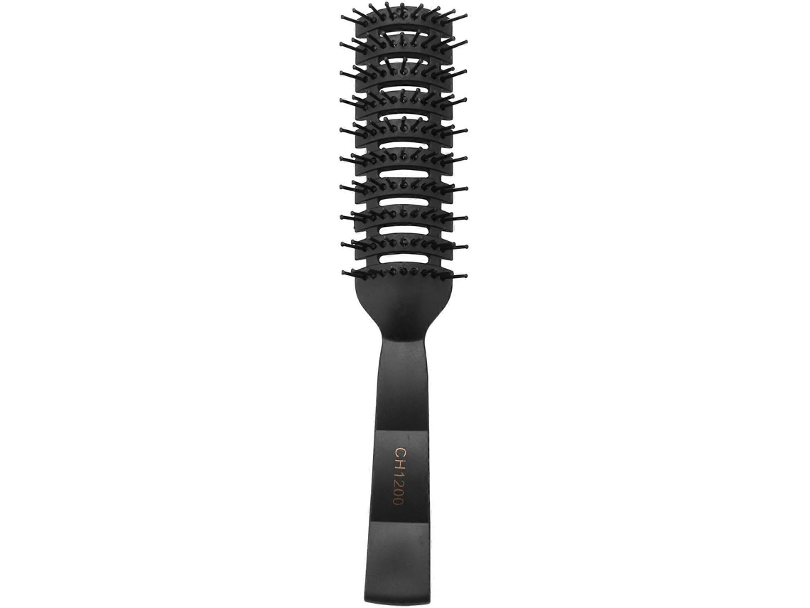 1 Pente Modelador De Cabelo Em Plástico Pp Com Função Massageadora E Antiestática - Elysve