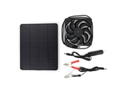 Painel Solar 10w 12v com Ventilador Usb para Animais