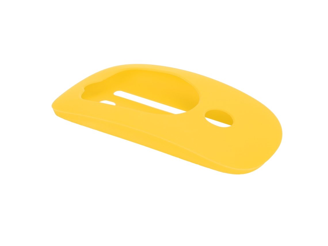 Cubierta De Ratón De Silicona Para Os X 1/2, Suave Y Removible, Color Amarelo