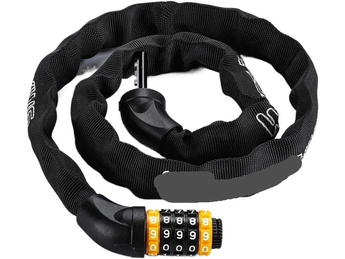 Cadeado De Corrente Para Bicicleta Com Vários Comprimentos, Código