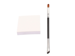 Paleta De Maquiagem Com Desenho De Olhos E Coloração De Unhas