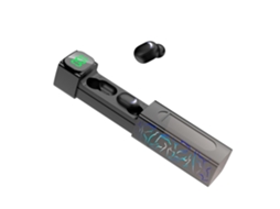 Fone De Ouvido Bluetooth Com Display Digital E Luz Colorida E50 Ly Ebike