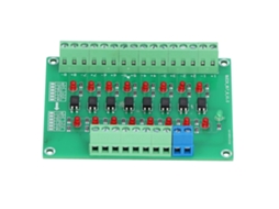 Laxiscreed Módulo De Isolamento Ótico 24v Para 5v, 8 Canais, Optocoupler De Alta Fiabilidade