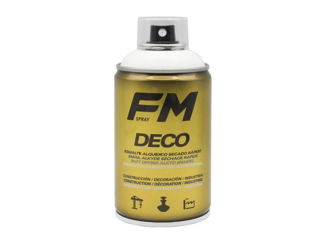 Pintura Spray Deco Blanco Brillo 9016 250ml Bote Fm