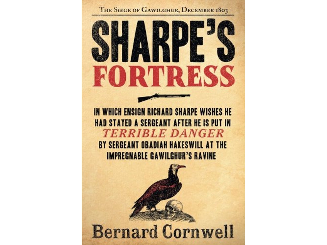 Livro Sharpes Fortress de Bernard Cornwell (Inglês)