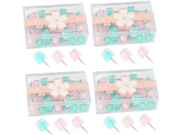 Stobok 160 Peças Alfinetes Decorativos Quadrados Para Pendurar Fotos,