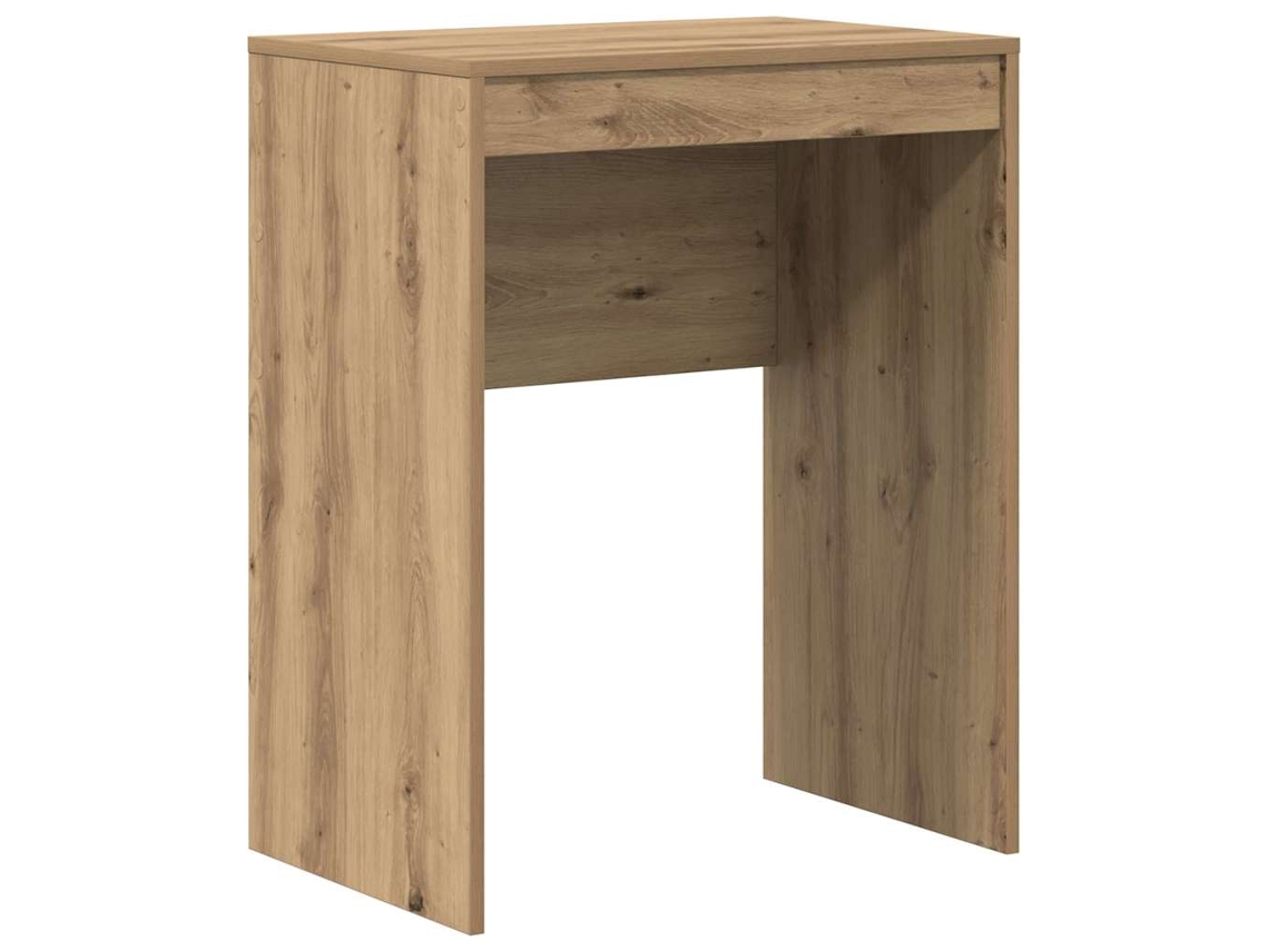 Conjunto 1 Mesa Compacta Vidaxl Castanho Derivados De Madeira (60 X 40 X 76 Cm)
